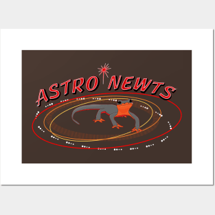 Astro Newts Posters and Art